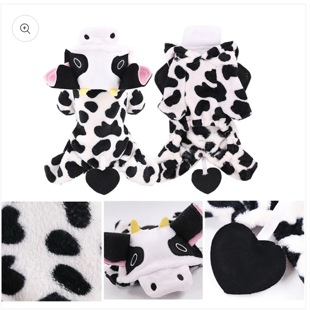 Cow Print Pet Costume